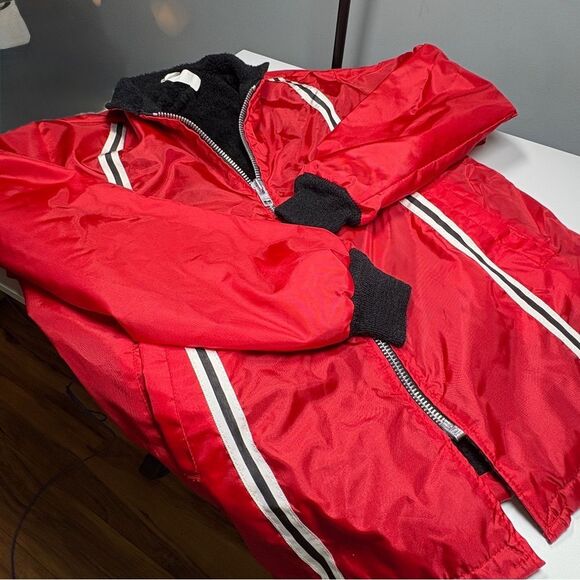 Vintage Scupper Jack Racing Jacket Hyman size Medium Red & Black - Picture 1 of 8